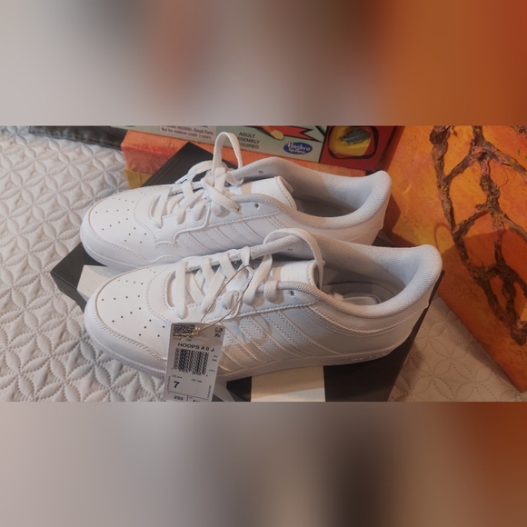 adidas Men's White Sneakers - Picture 2 of 6